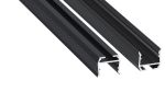 Profile LUMINES type axel Rock Anthracite lacquered 3 m